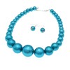 Collar de perlas para mujer, 5 capas de perlas de