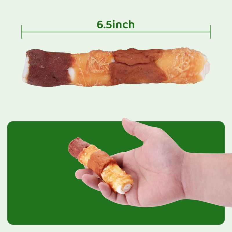 Pawant Dog Treats Triple Flavor Rolls - Chicken Liver, Beef,