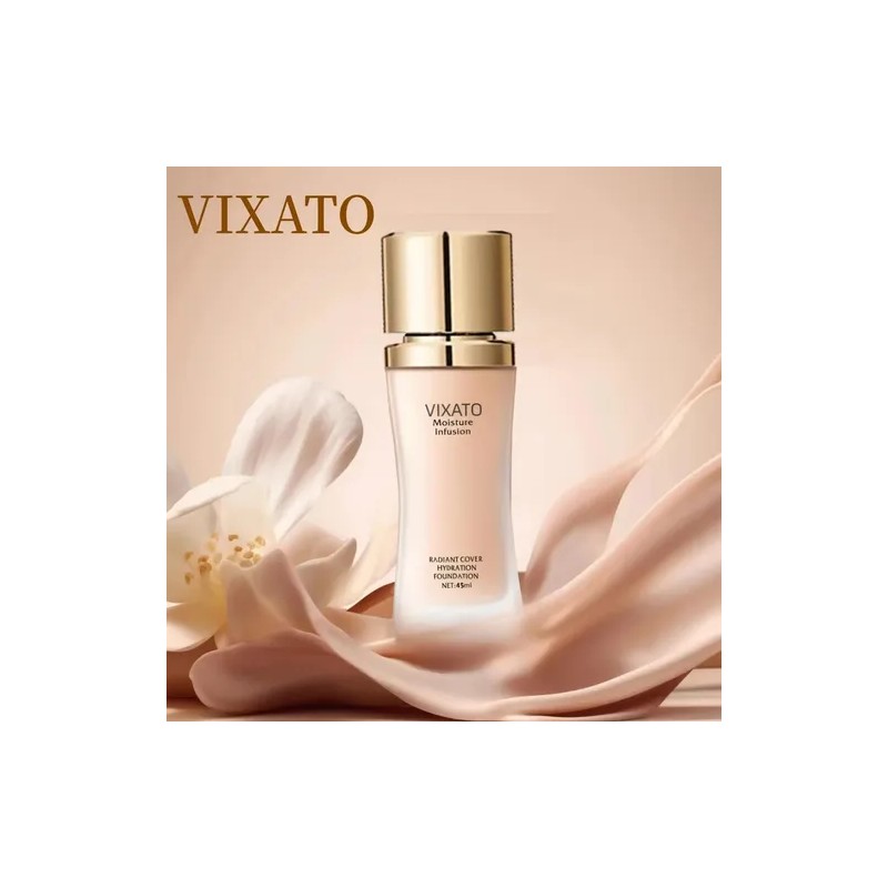 Base Correctora Líquida Cover Hydration De 45 Ml De Vixato