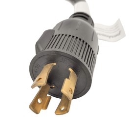 Parkworld Welder Adapter Cord 4-Prong Generator 30A Locking Plug NEMA L14-30P to 6-50R 50 AMP Industrial Female (1.5FT)