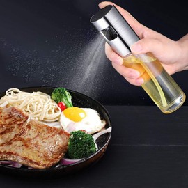 Botella Pulverizador de Aceite de Oliva - 100ml Portátil para Cocinar Dispensador de Aceite Para Todo Tipo de Aceites para Cocina Domésticapara Restaurante Incluye 2 Embudo y 2 Cepillo(100ml/3.4OZ*2)