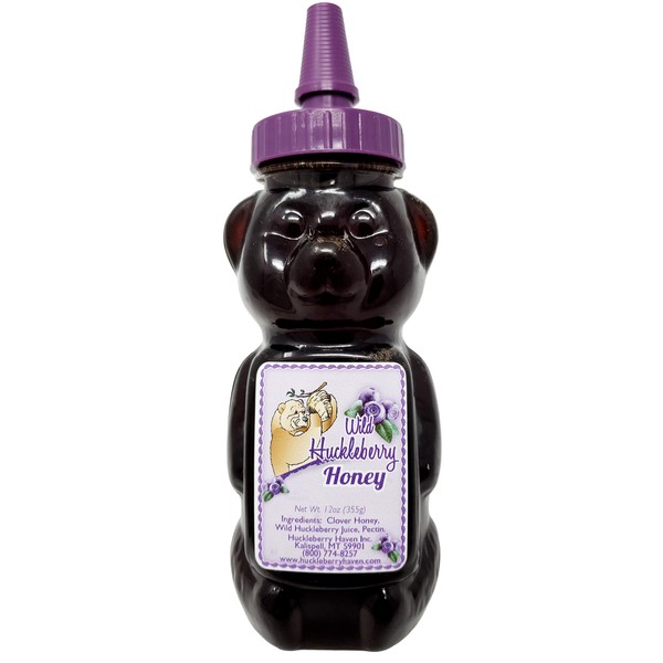 Wild Huckleberry Honey Bear 12.0 oz