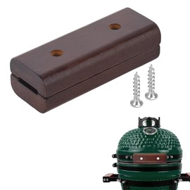 zmxlqzj 4'' Handle Block Replacement with Screws for Big Green Egg Medium/Small, Grill Handle Replacement Parts Compatible with BGE for BBQ