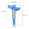 MACHSWON Forstner Drill Bits Tungsten Carbide Wood Hole Saw Opener