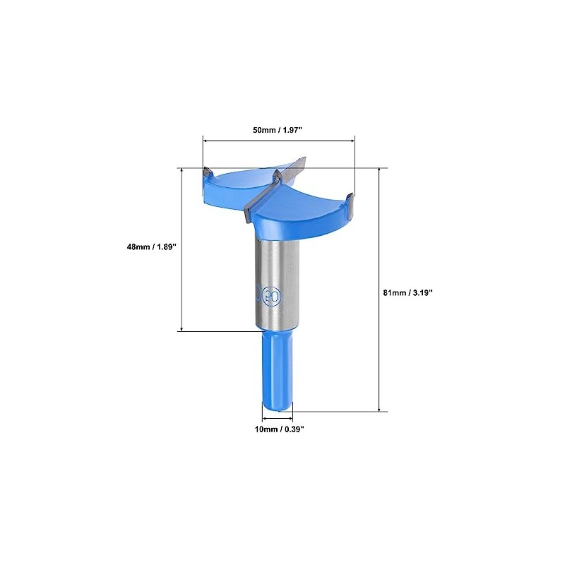 MACHSWON Forstner Drill Bits Tungsten Carbide Wood Hole Saw Opener