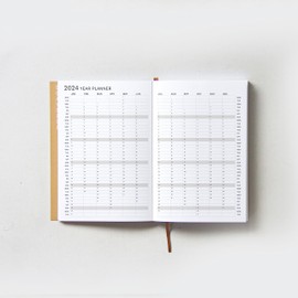 OD OCTÀGONDESIGN 2024 A5 Week to View Planner, Best Project Planner, Kraft Colour