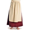 HEMAD Medieval apron Repanse made of cotton, brown, red, green,
