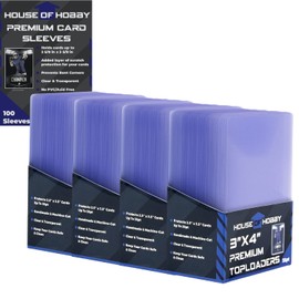 200pc Top Loaders for Cards and Card Sleeves Bundle, Card Protectors Hard Plastic, Card Sleeves, Yugioh Card Sleeve, Sports Card Sleeves, 100 Card Top Loaders, 100 Penny Sleeves, Card Sleeves