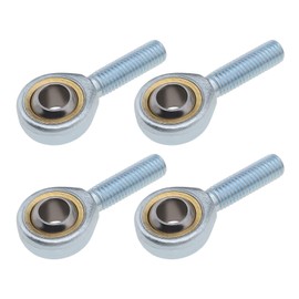 YINETTECH 4Pcs SA10 T/K M10x1.50mm Rod End Bearings Rose Joint Male Right Hand For Hydraulic Cylinder Forging Machine Car Auto Damper