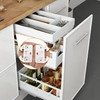 MARRTEUM 12 Pieces Plastic Drawer Guides Drawer Track Rail Slides
