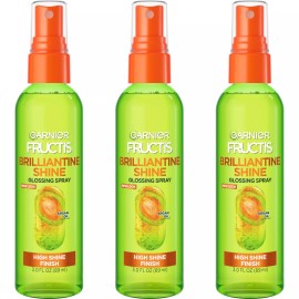 Garnier Fructis Style Brilliantine Shine Glossing Spray 3 Fl Oz Pack of 3