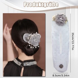 Tyafzzn Flower Hair Bun Roller, Ball Hair Clip, Deft Bun Maker, Twist Hairstyle Bun Hair Clip, Lazy Curler Hair Bun Maker, Hair Bun Maker for Women and Girls