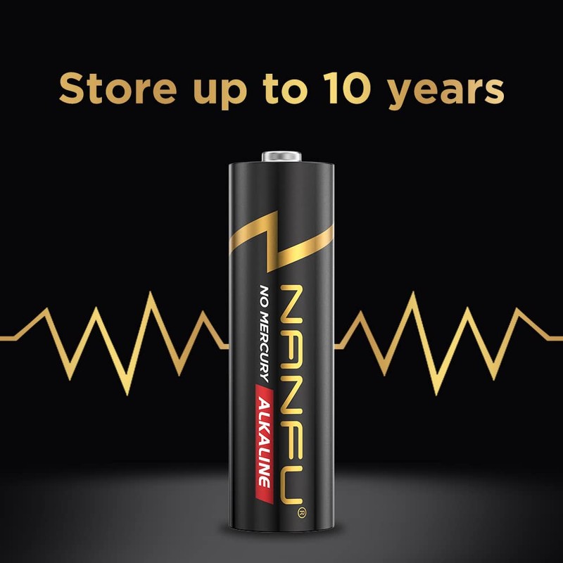 NANFU Long Lasting AA 48 Batteries Premium LR6 Alkaline Battery