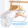 OWLMATE Pack of 80 Clothes Hangers, Space-Saving, Space-Saving Hangers, Connection