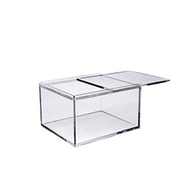 CAJA ACRILICO CRISTAL 100% ACRILICO, 10.5 CM X 13 CM X 7.5 CM MULTIUSOS, ALMACENAMIENTO