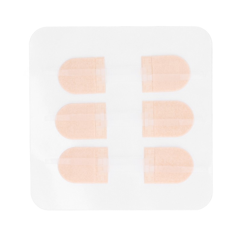 3 Strap Zipper Wound Closure Patches Breathable Seamless Elastic Zip