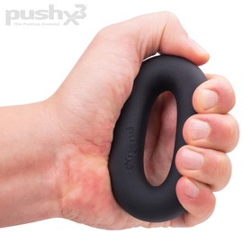 PushX3 Grip Strength Trainer Rings, Rock Climbing & Bouldering, Jujitsu Grip Strength, BJJ Trainer, Hand Grip, Forearm, and Wrist Strengthener, Stress Relief, Convert PushX3 Pushup Equipment to Stable Pushup Stands