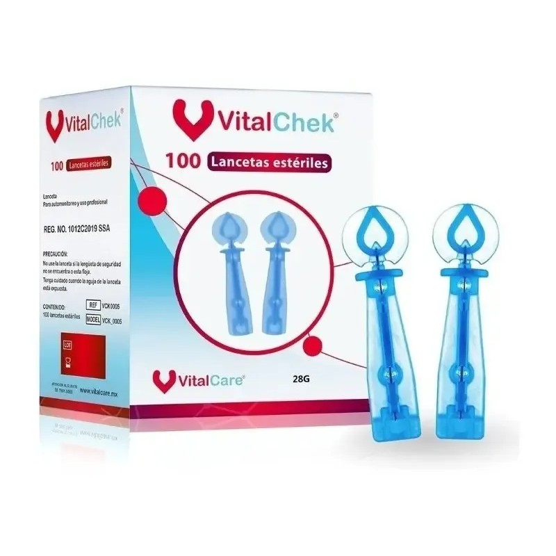 Vital Care 100 Lancetas Universales Para One Touch Ultra