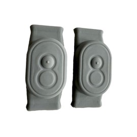 Tabcase v2 Protective Cases (2 Pack) for Loc8tor TabCat Pet Collar Locator v2 (Charcoal)