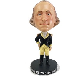 City-Souvenirs Bobblehead Presidential 7 Inch Resin Figurine (George Washington)