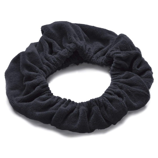 TASSI (Black Hair Holder Head Wrap Stretch Terry Cloth, The Best Way To Hold Your Hair Since...Ever!