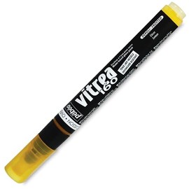 PEBEO Vitrea 160-Glass Paint Frosted Marker, Lemon