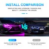 70'' Car Hood Atmosphere Light Strip, 12V Daytime Running Light