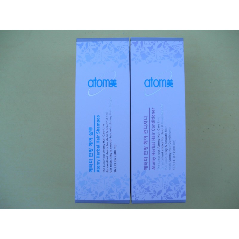 atomy Korean atomy herbal hair shampoo and conditioner 16.9oz each