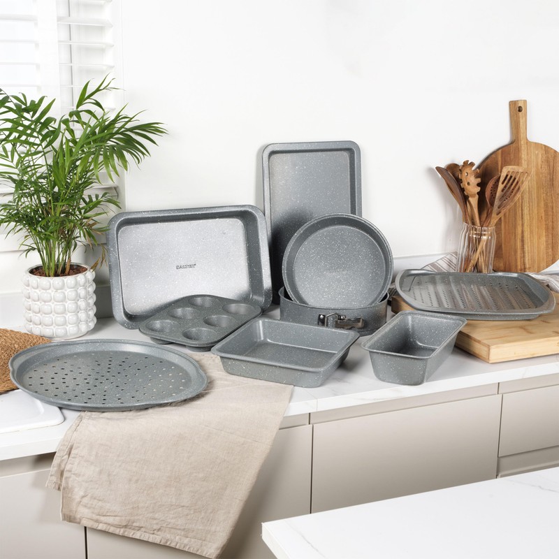 Salter BW02778G Marblestone 6 tassen Muffin-Backform - Muffinform, Antihaft Muffinblech