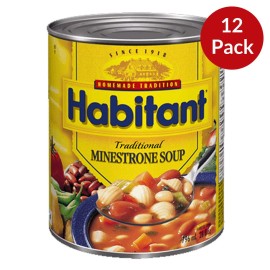 Habitant Traditional Minestrone Soup 796ml/28 fl. oz. 12-Pack