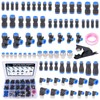 80 Pcs Quick Connect Air Line Fittings Kit Pneumatic Push