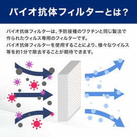 YUKI TRADING KAF080A4 (99A0526) Kaf080a4 Replacement Filter for Daikin Air Purifier, Virus Suppression