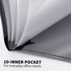 Cesil 10-Pocket File Folder, Letter A4 Paper Project Organizer Folders