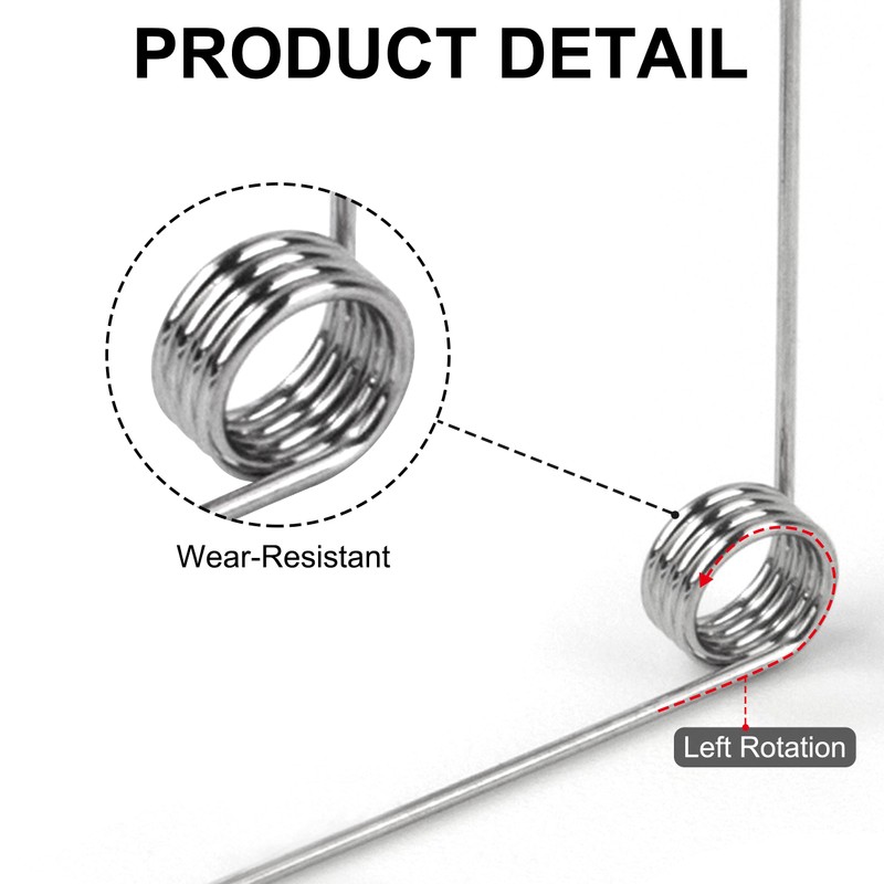 GUNGY Torsion Spring Stainless Steel Wire Diameter 0.3 mm Inner