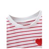 SOLY HUX Toddler Girl's Striped Print Short Sleeve Tee Shirts