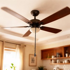 Heynsgu Black Ceiling Fan Pull Chain 120" Extra Long Rust Proof 3mm Beaded Ball Light Pulls Extension Chains with 20pcs Connectors