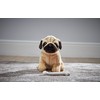 Living Nature Pug, Realistic Soft Cuddly Dog Toy, Naturli Eco-Friendly