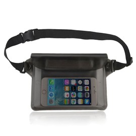 Waterproof Pouch, IPX8 Certified, Waterproof Bag, Fully Waterproof, Screen Touchable, Shoulder Bag, Crossbody Hanging, Large Capacity, Lightweight, Storage for Small Items, Adjustable Belt, Waterproof