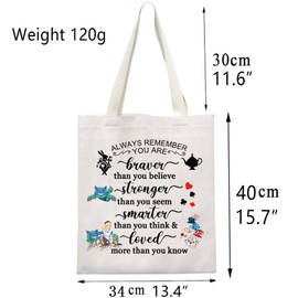 Alice Tote Bag Alice Gifts for Alice Lover Fairy Tales Gift Wonderland Gifts Alice Movie Fan Princess Alice Canvas Tote Bag (Alice princess Tote Bag)