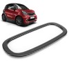 KIMISS Air Conditioning Button Placket, Carbon Fibre Style CD Panel