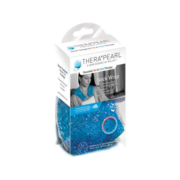 TheraPearl Neck Wrap - Reusable Hot & Cold Therapy 1 Pack
