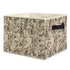 uinwk Abstract Boho Floral Woman Face Storage Bins, Minimalist Boho