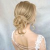 Mtuihfo Messy Bun Hair Piece, Scrunchie with Hair, Wavy Tousled