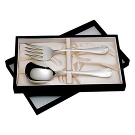 ALFACT Dinner Cutlery Set, 2 Pieces, 18-10 Stainless Steel, Made in Japan, Francia (Francia) Gift Wrapping Fork Spoon