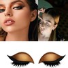 Lazy Eye Shadow Eyelash Patch, 2 Pairs Brown Lazy Eyelid