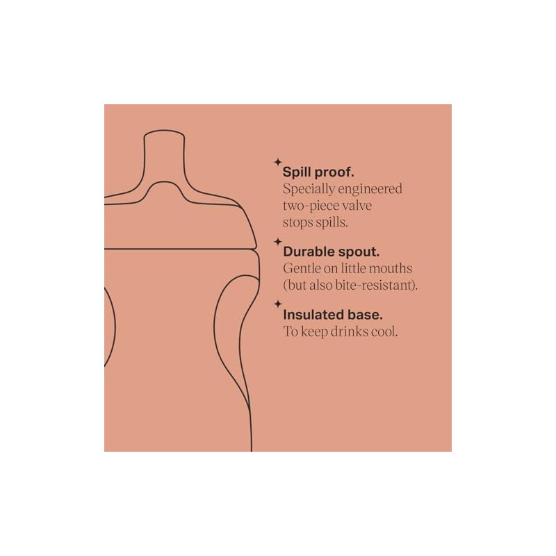 Tommee Tippee Botella isotérmica Sportee de, vaso para sorber para