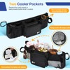 ZZM Double Stroller Organizer for Bob Duallie and Baby Jogger