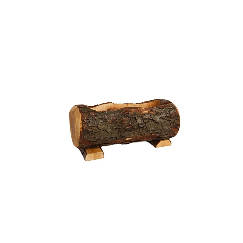 Wooden Trunk with Pot, Real Wood Trunk with Plastic Inner