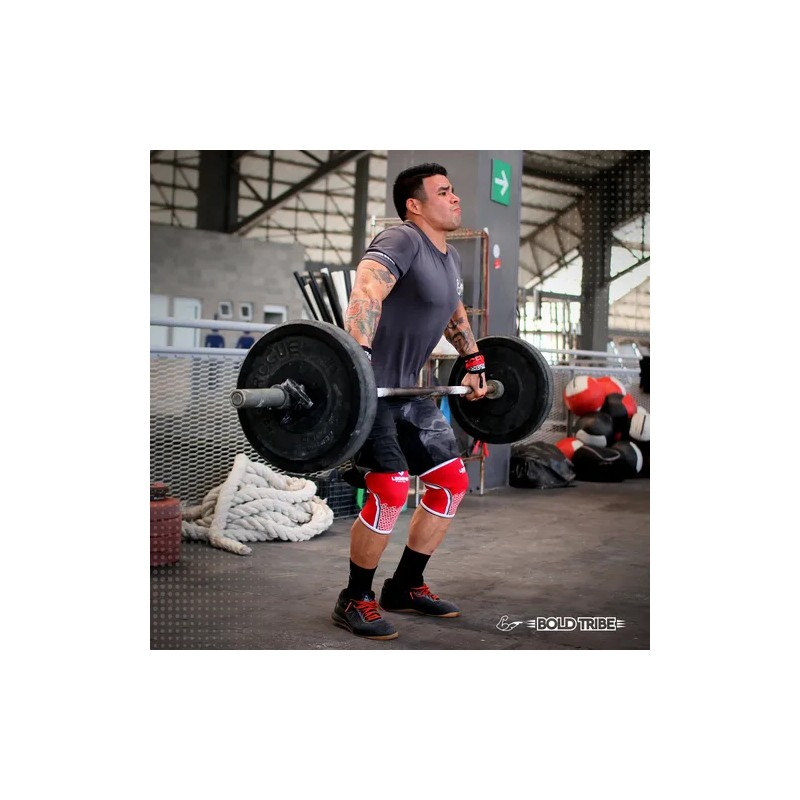 Par De Rodilleras Crossfit 7mm Con 1 Cuerda De Saltar