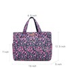 WEIBIN Large Tote Bag for Women, Floral Quilted Cotton Handbags
